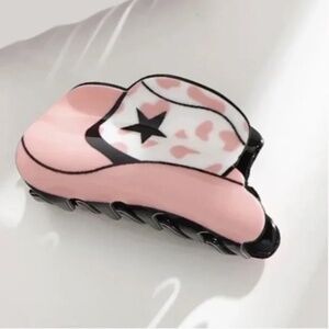 ❤️ FREE Cowboy Country Nashville Hat Trendy Chic Hip Glam Girly Hair Claw Clip